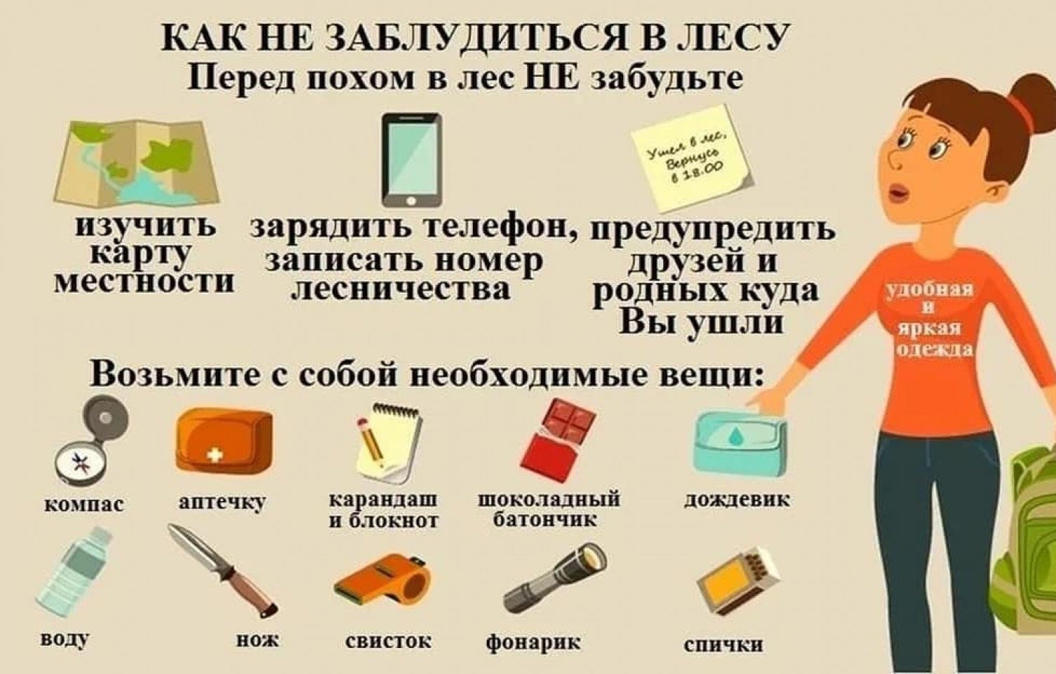 Как не заблудиться в лесу.