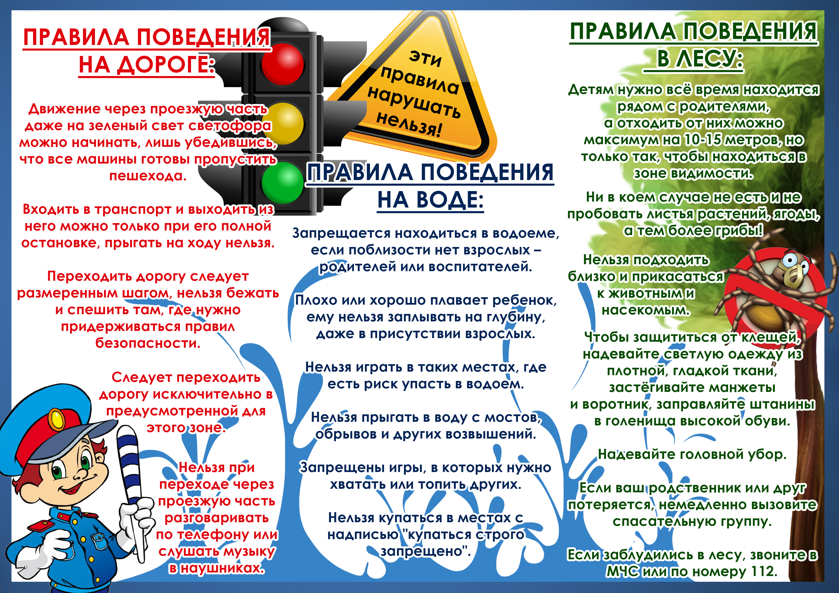 Правила поведения на дороге.