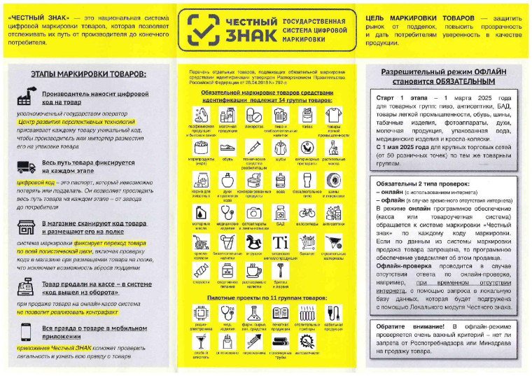 Обязательная маркировка товаров средствами идентификации.